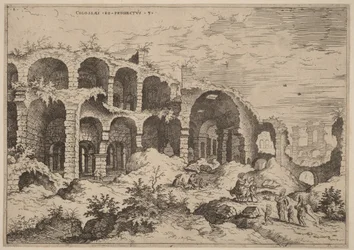 Derde aanzicht van het Colosseum