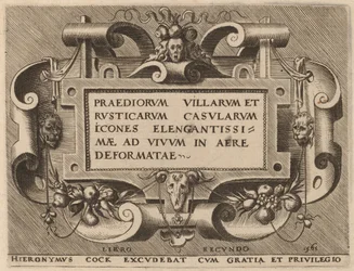 Titelpagina voor "Praediorum Villarum"