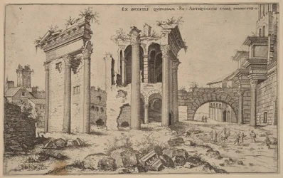 Uitzicht op het Forum van Nerva