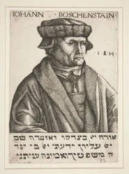 Portret van Johann Böschenstein