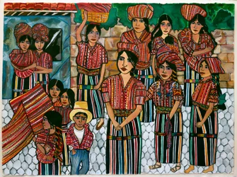 Guatemalteekse meisjes, Solola