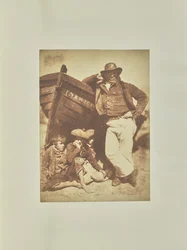 [James Linton en drie jongens]