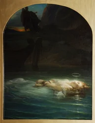 Christelijke martelaar verdronken in de Tiber onder het bewind van Diocletianus