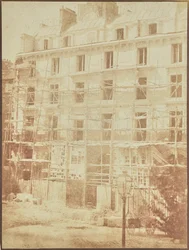 [Bouw van de Galerie de la Madeleine, Place de la Madeleine].