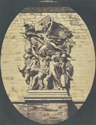 [Detail van "Le Départ de 1792 (of La Marseillaise)" door François Rude, Arc de Triomphe].