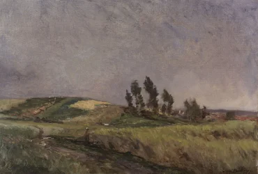 Gehucht in de duinen