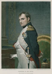 Napoleon in zijn studeerkamer