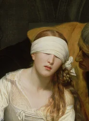 De Executie van Lady Jane Grey, 1833 (detail)