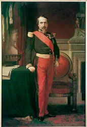 Napoleon III, keizer (schilderij op doek)