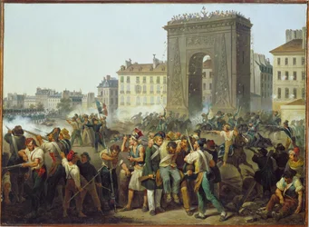 Gevechten bij de stadspoort van St. Denis 28 juli ...