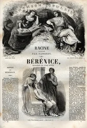 Berenice tragedie in vijf bedrijven - gravure in 