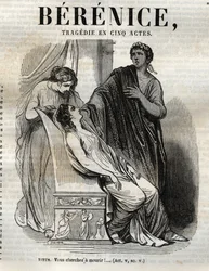 Berenice tragedie in vijf bedrijven - gravure in 