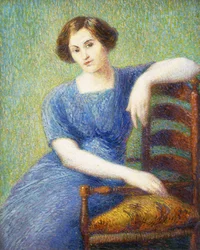 Vrouw met een stoel; Femme au Fauteuil