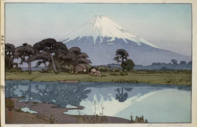 Het meer bij Suzakawa