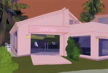 Café in Cambodja