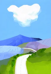 Bergsilhouet