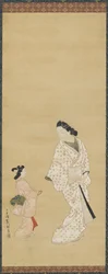 Yujo en een meisje, 1688-1697