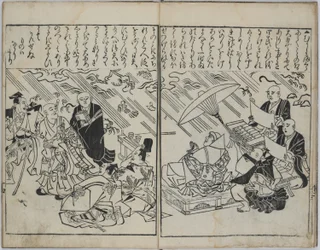 Een verzameling Japanse schilderijen (Yamato e-zukushi)