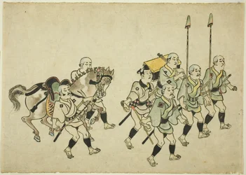 Processie van een Daimyo