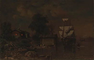 Schepen in het maanlicht