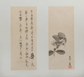 Landschappen, figuren en bloemen, gedateerd 1618-22 (album van twaalf bladen; inkt en kleur op papier)