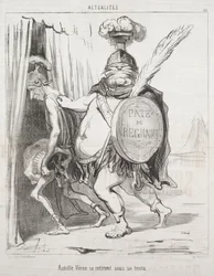 Actualiteiten: Achilles trekt zich terug in zijn tent, 1850