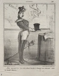 Actualiteiten Nr. 249: Ze zeggen dat ik binnenkort mijn kroon zal moeten ruilen..., 1855