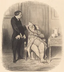Ah! dokter... ik denk... dat ik tuberculose heb!
