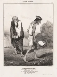 Oude Geschiedenis: Pl. 27, Telemachus Verwoest door Liefde..., 1842