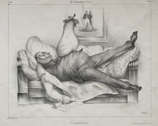 Karikatuur, plaat 139: De nachtmerrie, 1832