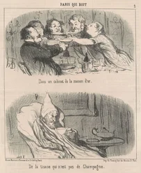 In een kabinet van het gouden huis