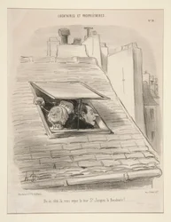 De ce cote-la, vous voyez la tour St. Jaques la Boucherie!