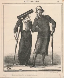 En deze twee lelijke wrakken treurden samen