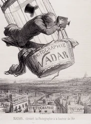 Gaspard Felix Tournachon, bekend als Felix Nadar (1820-1910), verheft fotografie tot kunst