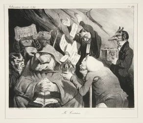 De Verleiding, pl. 453 uit het tijdschrift La Caricature no. 217