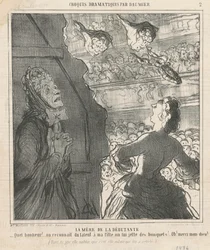 De moeder van de debutante