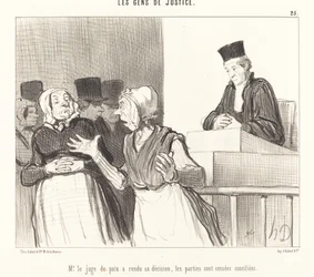 De vrederechter heeft zijn beslissing genomen...