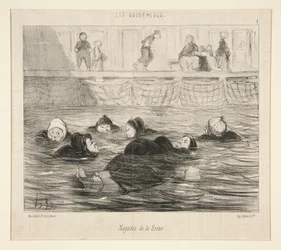 Nayades van de Seine, uit Les Baigneuses