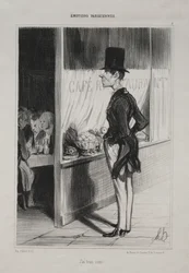 Parijse emoties, plaat 3: Ik heb drie sous!, 1839
