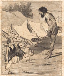 Presentatie van Odysseus aan Nausicaa