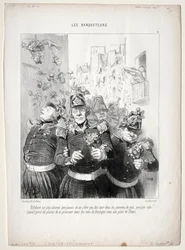De feestvierders, plaat 4: Rifolard is charmant als altijd..., 1848