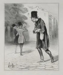 De Bohemiens van Parijs, plaat 4: De verzamelaar van sigarenpeuken, 5 december 1841