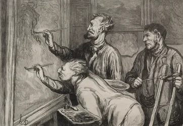 De Schilders: De Laatste Penseelstreek, Expositie van 1868