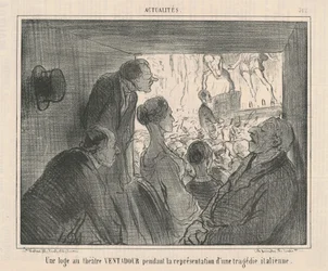 Een loge in het theater Ventadour