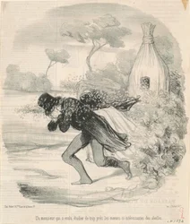 Een heer die de gewoonten van bijen wilde bestuderen