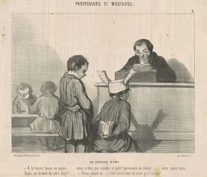 Een vriendendienst