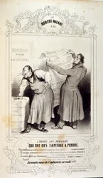 illustraties over ideeën en legendes Philipon onder de titel Les Cent en Robert Macaire
