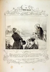 Illustraties over ideeën en legendes Philipon onder de titel Les Cent en Robert Macaire