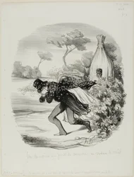 A Gentleman Who Wanted to Study the Habits of Bees too Closely, plaat 6 uit Pastorales