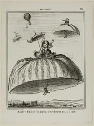 Een andere manier om gebruik te maken van de nieuwe petticoats die de laatste tijd in de mode zijn, plaat 294 uit Actualités
